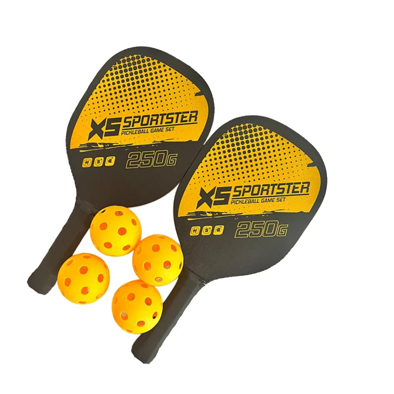 High-Performance Wood Pickleball Rackets Poplar Wood Hot Designed for Training Optimized Pickleball Rackets
